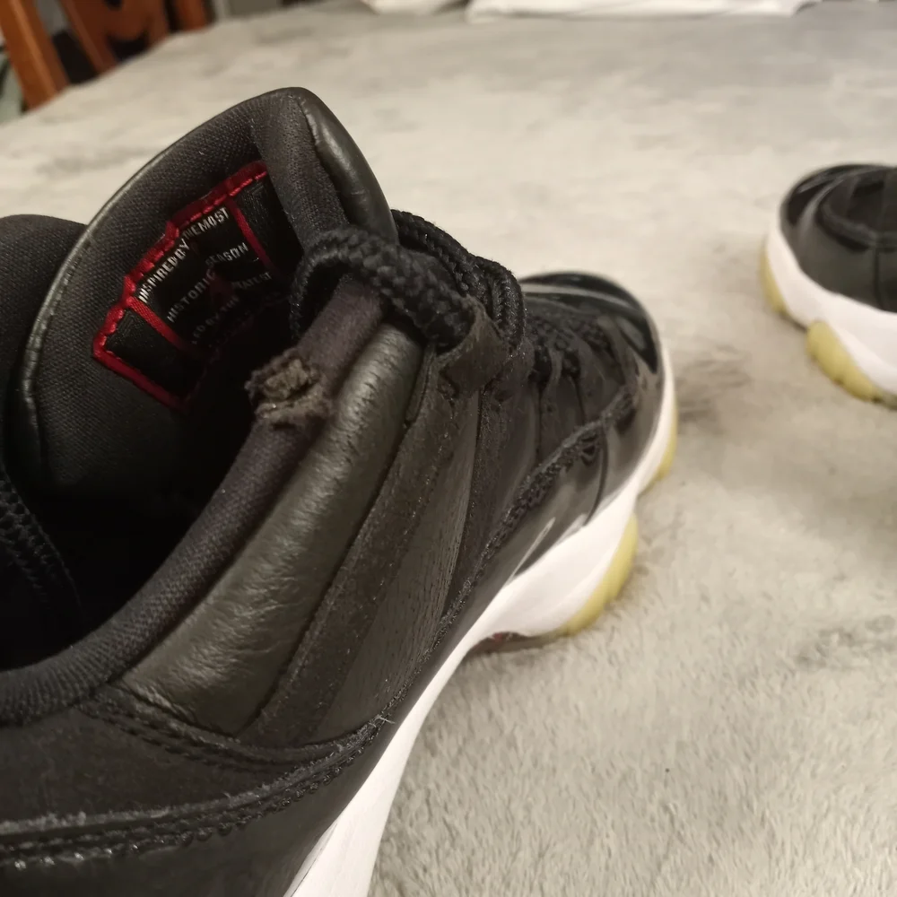 Jordan Retro Low  Basketball Shoes Size 11.5 Jordan Men's Black Sneakers - Picture 11 of 12